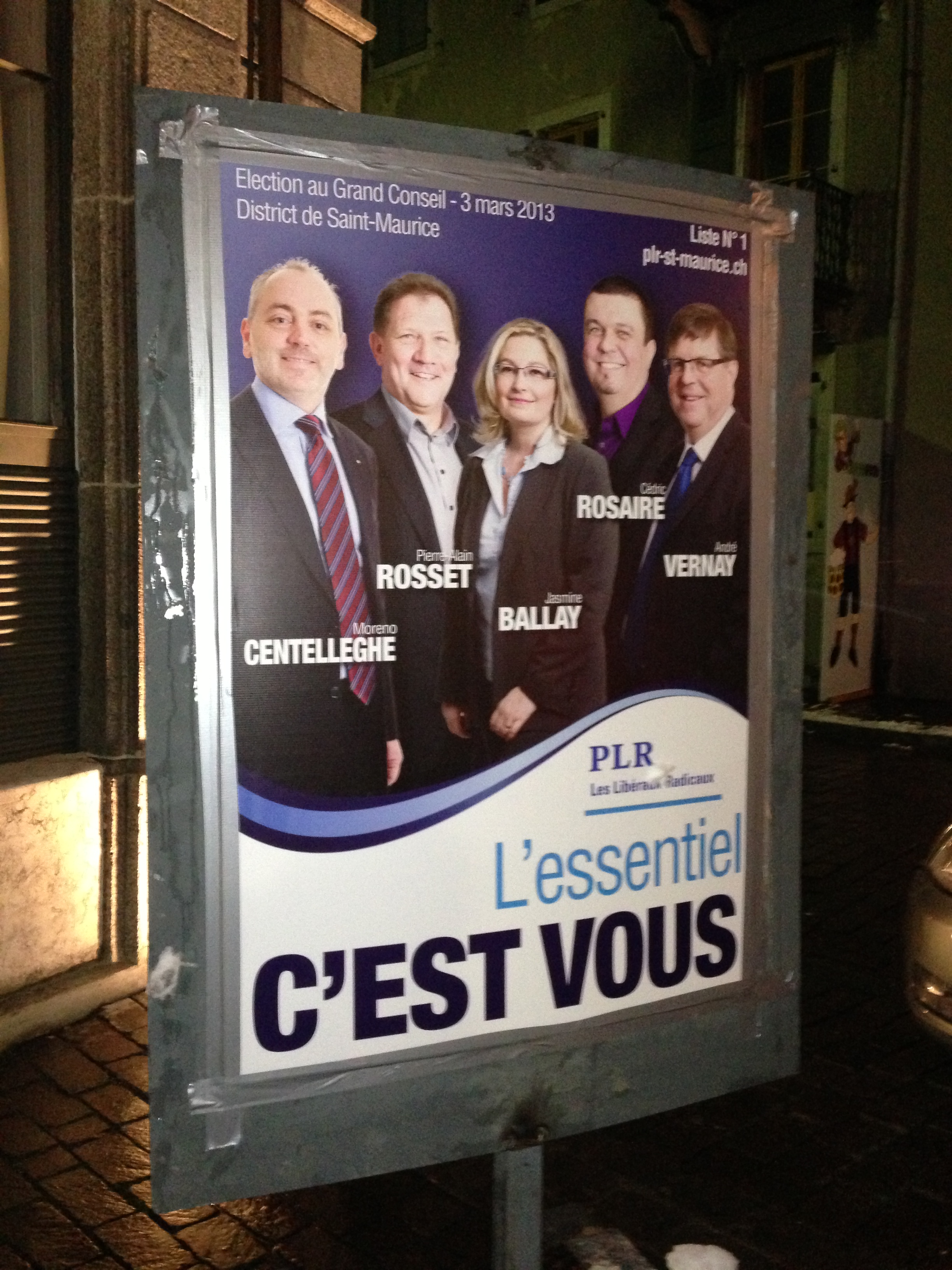 Et voilà les affiches