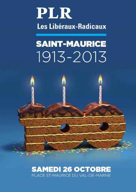Venez fêter les 100 ans du PLR de St-Maurice !