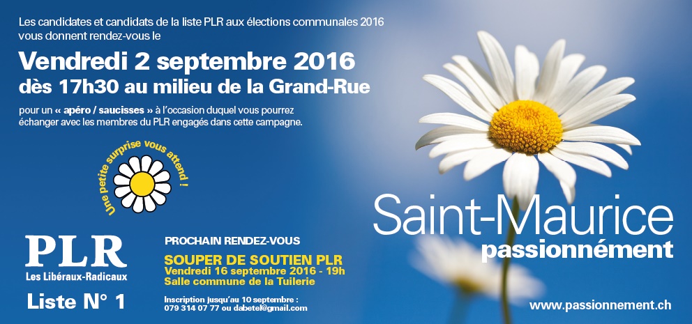 Apéritif avec vos candidats
