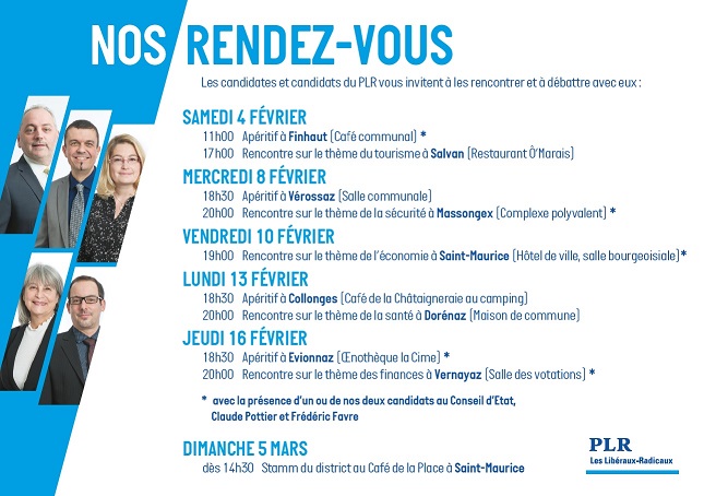 Nos candidats à votre rencontre