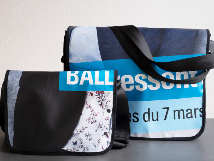 Nos banderoles transformées en sacs !