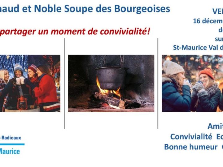Soupe et vin chaud 16 décembre