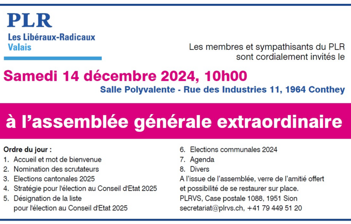 Désignation des candidats au Conseil d’Etat
