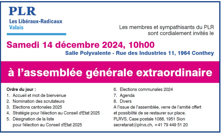 Désignation des candidats au Conseil d’Etat